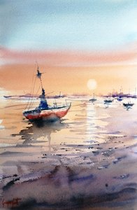 Golden Hour-båden af Giorgio Gosti