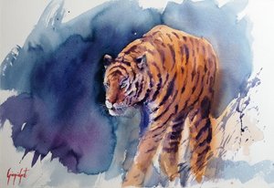 Den majestætiske tigers gangart af Giorgio Gosti