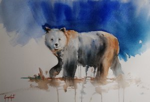 Spirit Blue Bear af Giorgio Gosti