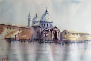 Refleksion i en venetiansk basilika af Giorgio Gosti