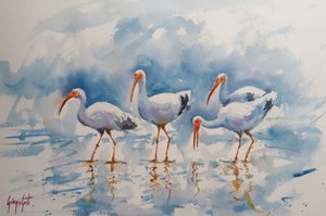 Refleksioner om den hvide ibis af Giorgio Gosti