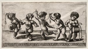 Børn danser til en tromme af Giorgio Reverdino