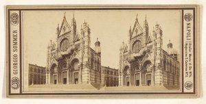 Katedralen i Siena af Giorgio Sommer