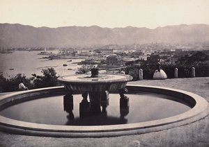 "Panorama fra Villa Belmonte med springvandet. Palermo" af Giorgio Sommer