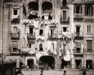 Gadebillede, Napoli, Italien