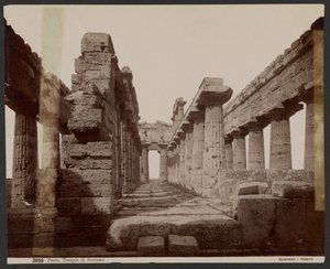 Neptuns tempel, Paestum af Giorgio Sommer