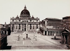 Basilikaen S. Pietro, Vatikanstaten af Giorgio Sommer