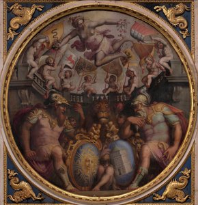 Allegorier over kvartererne San Giovanni og Santa Maria Novella, 1563-1565 af Giorgio Vasari