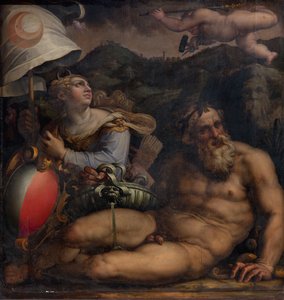 Allegory of Fiesole, 1563-1565 af Giorgio Vasari