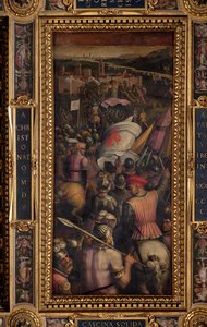 Optagelse af Cascina af Giorgio Vasari
