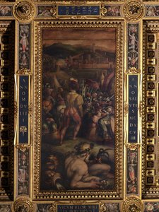Optagelse af Vicopisano af Giorgio Vasari