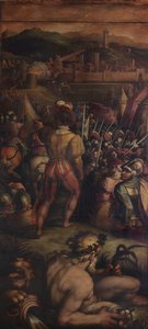 Tilfangetagelse af Vicopisano, 1563-1565 af Giorgio Vasari