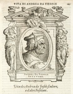 Milano, Braidense-biblioteket, Vite de piv excellent, Giorgio Vasari 1568, Andrea da Fiesole af Giorgio Vasari