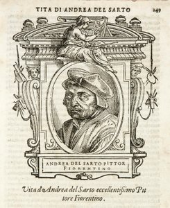 Milano, Braidense-biblioteket, Vite de piv excellent, Giorgio Vasari 1568, Andrea del Sarto af Giorgio Vasari