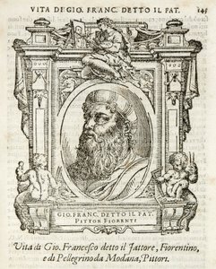 Milano, Biblioteca Braidense, Vite de piv excellent, Giorgio Vasari 1568, Giovan Francesco Penni kaldet Il Fattore af Giorgio Vasari