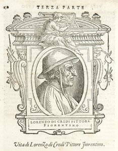 Milano, Biblioteca Braidense, Vite de piv excellent, Giorgio Vasari 1568, Lorenzo di Credi af Giorgio Vasari