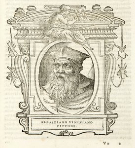 Milano, Biblioteca Braidense, Vite de piv excellent, Giorgio Vasari 1568, Sebastian Viniziano af Giorgio Vasari