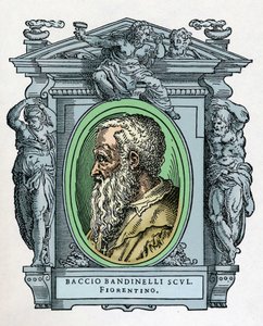 Portræt af Baccio BANDINELLI (Firenze af Giorgio Vasari