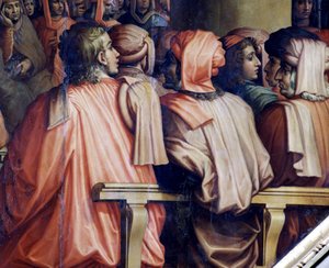 Bøn af Antonio Giacomini for slaget ved Pisa af Giorgio Vasari