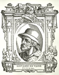 Portræt af Giovanni da Udine af Giorgio Vasari
