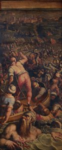 Tyrkernes udryddelse ved Piombino, 1563-1565 af Giorgio Vasari