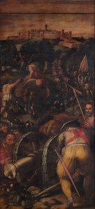 Stormningen af Monteriggioni, 1563-1565 af Giorgio Vasari