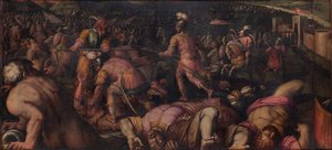 Slaget mod Radagaisus ved Faesulae i 406, 1563-1565 af Giorgio Vasari