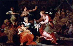 Jomfruens fødsel af Giorgio Vasari