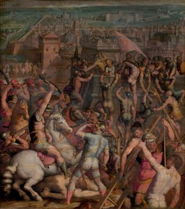 Indtagelsen af Milano, 1555-1562 af Giorgio Vasari