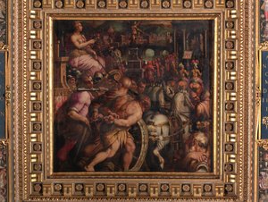 Triumf efter sejren på Pisa af Giorgio Vasari