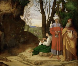 Tre filosoffer af Giorgione