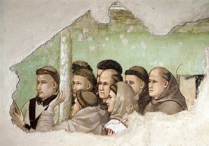 Broder Augustins død af Giotto (c.1266 1337)