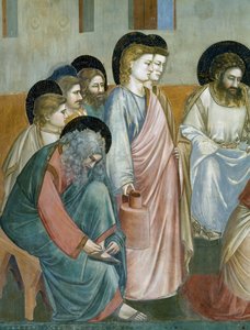 Fodvask, detalje fra Kristi liv og lidenskab, af Giotto af Giotto (c.1266 1337)