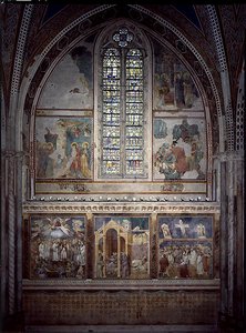 Scener fra Kristi liv og St. Frans cyklus af Giotto (c.1266 1337)