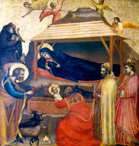 Helligtrekonger, c1230. af Giotto di Bondone