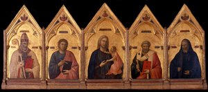 Badia Polyptykon, ca 1301-1302 af Giotto di Bondone
