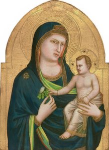 Madonna og barn. Omkring 1310/15 af Giotto di Bondone