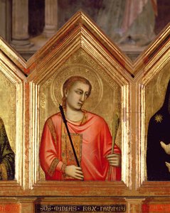 Hellig fra St. Reparata Polyptykon detalje af 66557 panel se også 66558-66568 af Giotto di Bondone