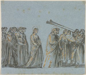 Bryllupsoptog af Maria og Josef af Giotto di Bondone