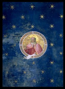 Profeten Esajas, detalje fra hvælvingen, 1303-05 (efter restaurering) af Giotto di Bondone