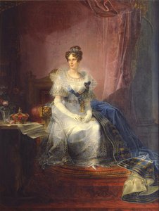 Portræt af Marie-Louise af Østrig 1791-1847, hertuginde af Parma, 1837-1839