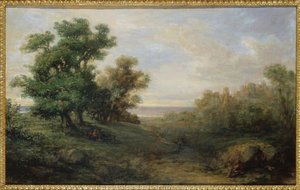 Italien, landskab af Giovanni Carnovali