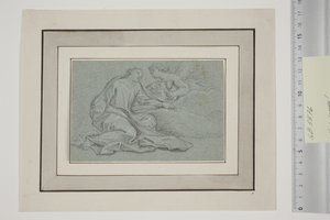 Kristus i Gethsemane og englen med kalken af Giovanni Agostino Ratti