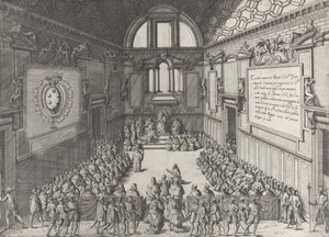 Audiens givet af pave Pius V til Cosimo I, hertug af Toscana, 1575-99.