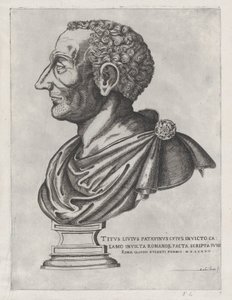 Mirror of Roman Magnificence: Buste of Livy, 1582., 1582.