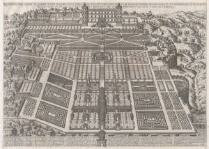 Mirror of Roman Magnificence: Tivoli Palace and Gardens, 1581., 1581. af Giovanni Ambrogio Brambilla.