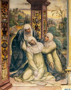 Ekstase af Saint Catherine af Siena (detaljer)