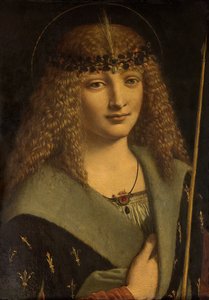Portræt af en dreng som Sankt Sebastian

"

" af Giovanni Antonio Boltraffio