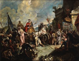 Giovanni Antonio Guardi Scipios triumftog af Giovanni Antonio Guardi