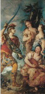 Rinaldo og nymferne af Giovanni Antonio Guardi